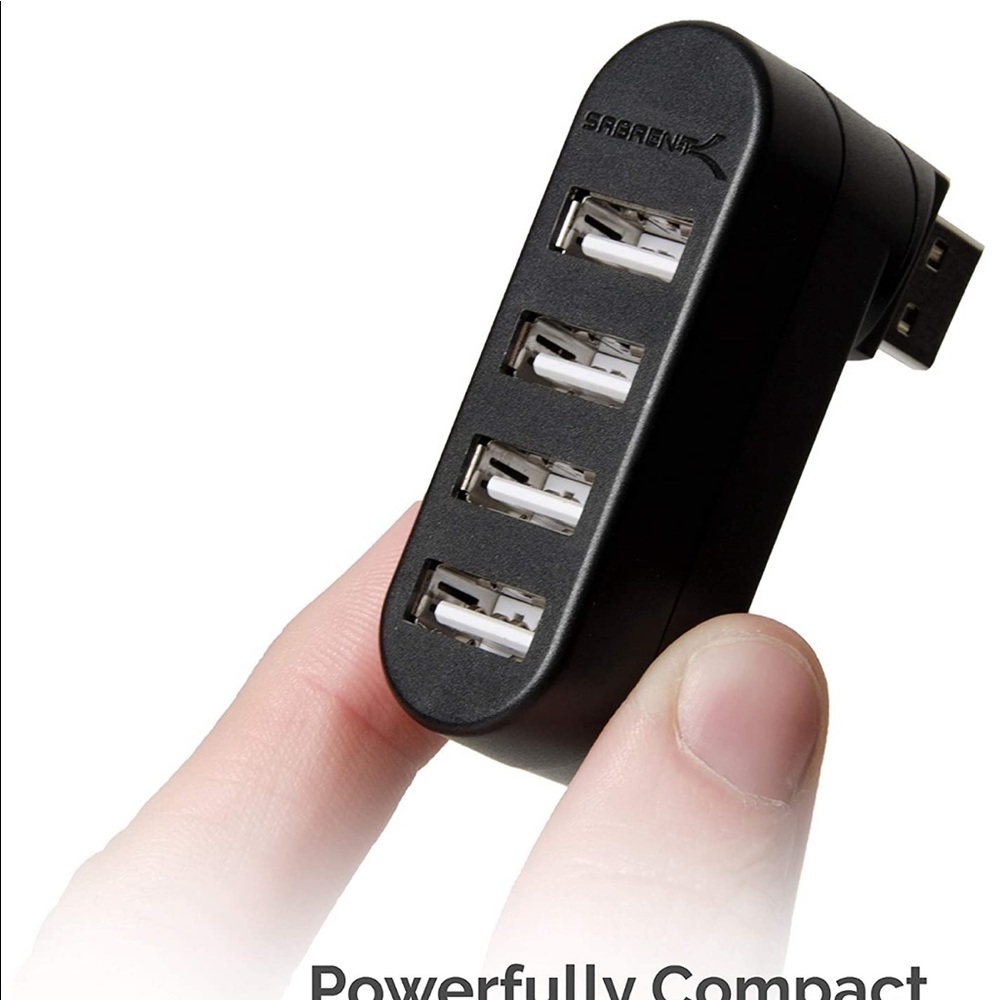 Sabrent 4-Port USB 2.0 Rotatable Hub - Picture 9 of 12